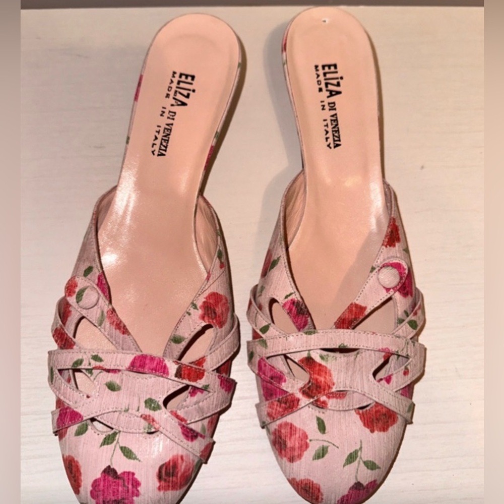 Floral Pink Heels